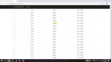 8- ASP.NET MVC C#  (JQUERY Datatable, Bootstrap) in Urdu/Hindi