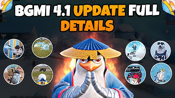 BGMI 4.1 Update Explained – Everything You MUST Know! 🔥
