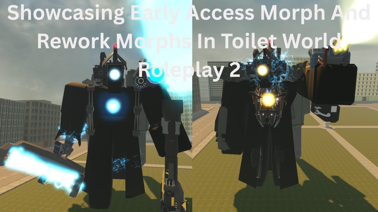 Showcasing Early Access Morph And Rework Morphs In Toilet World ...