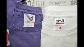 ファッション無地Tシャツのボディ比較と透ける感じ