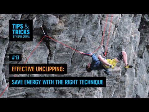 Effective Unclipping: Save Energy with Right Technique | ⚡ Tips & Tricks by Adam Ondra