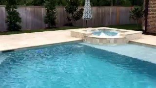Giant sun shelf with led bubblers , custom spa , umbrella inserts in sun shelf Sun Shelf Depth How Deep Can Bubblers Be To Work