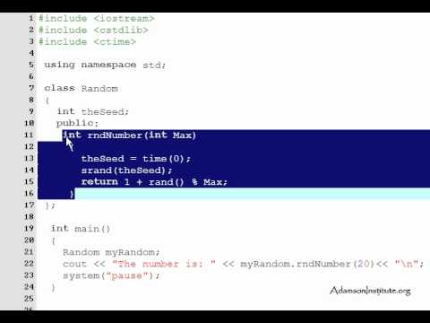 C++ (40) Tutorial  Adamson Institute (org)