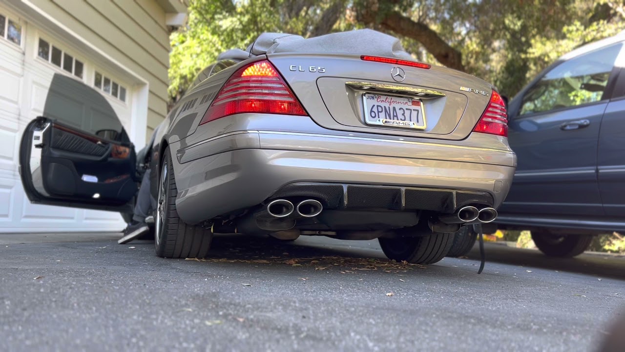 Mercedes cl65 exhaust sound