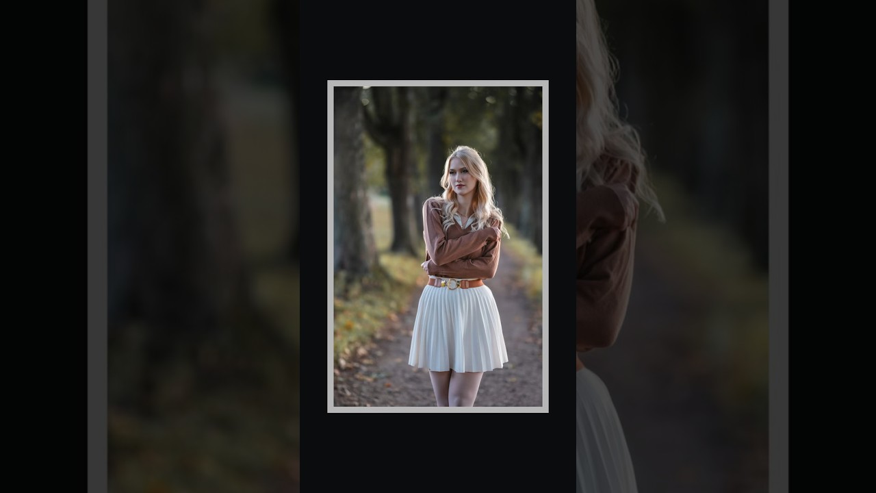 DIANA - An Autumn Portrait Shooting with Natural Light from a Photographers Point of View