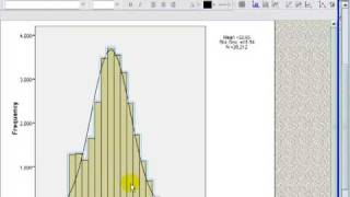 Creating a histogram in SPSS and binning the data