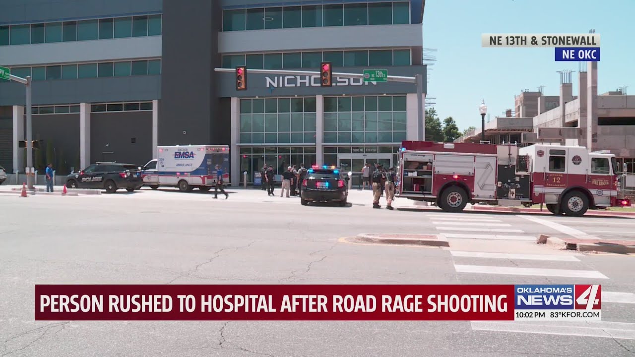 Person rushed to hospital after road rage shooting - YouTube