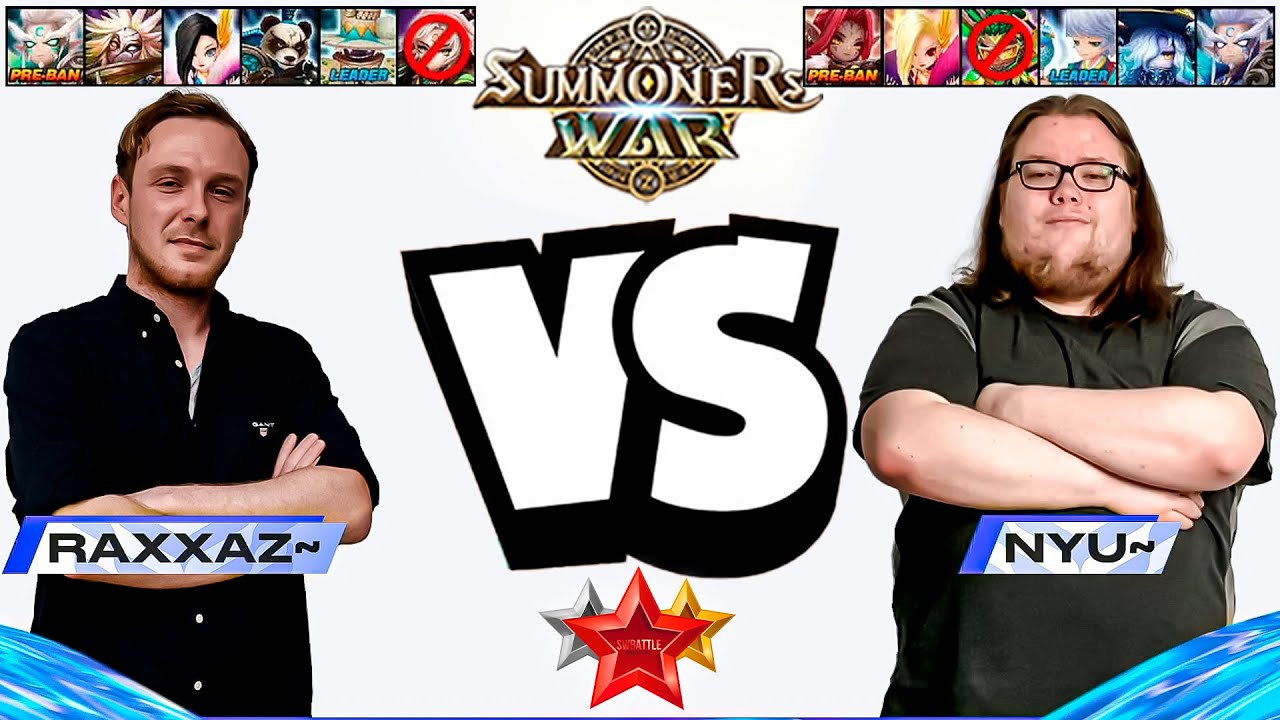 RAXXAZ vs NYU. SWC2022 Europe Preliminary Day 3 (BO3) - Summoners War