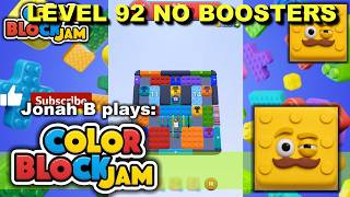 Color Block Jam Level 92 No Boosters