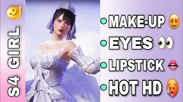 HD QUALITY TUTORIAL BY MEITU APP 🥵 || PUBG HOT GIRL MAKEUP 💄 || PUBGM BEST 4K QUALITY EDIT 🔥