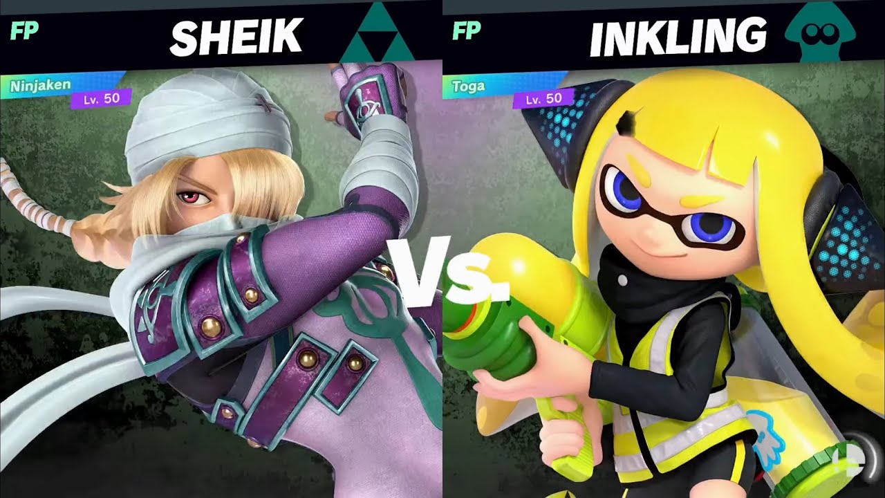 Amiibo Battles: Sheik vs Inkling (Ninjaken vs Toga)