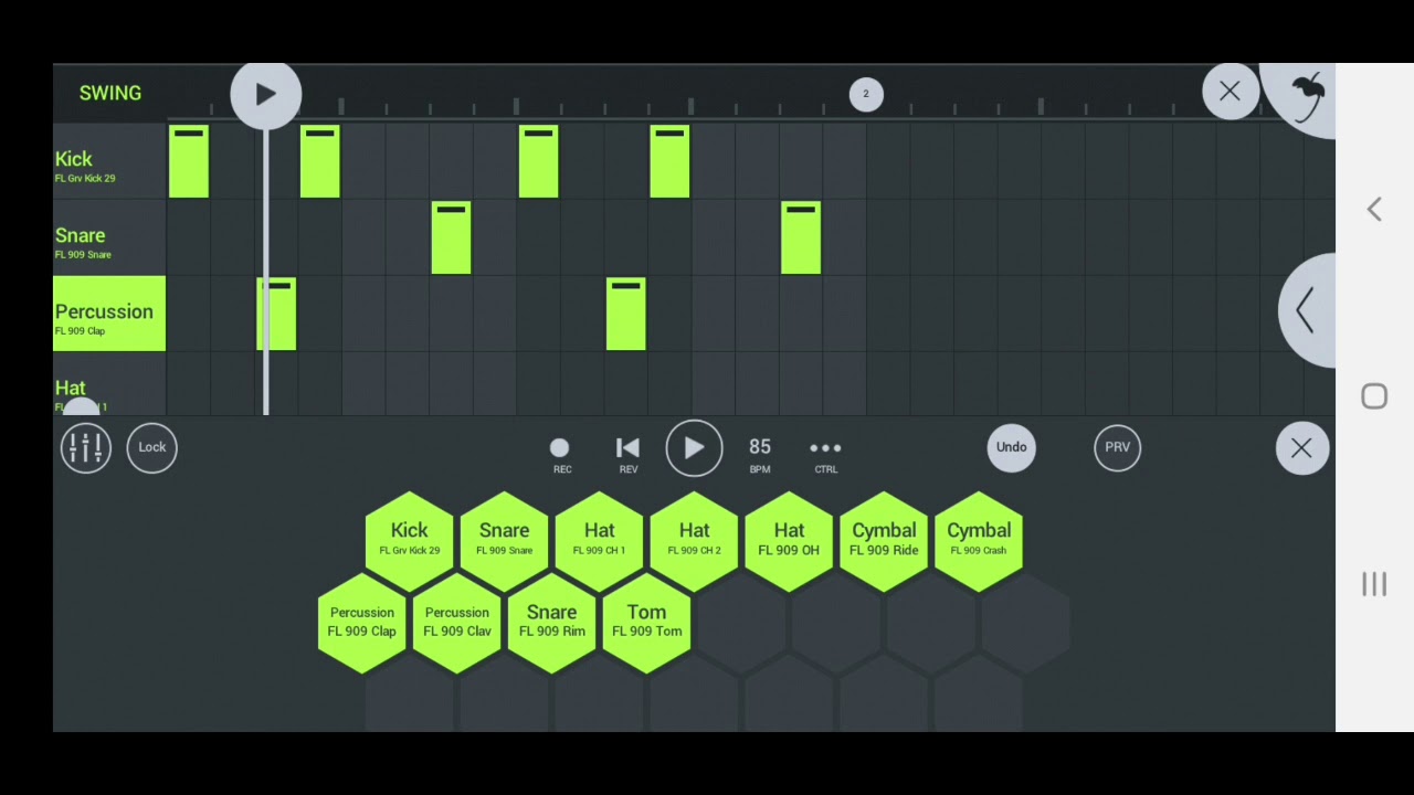 Fruity Loops Studio Mobile: Drums 