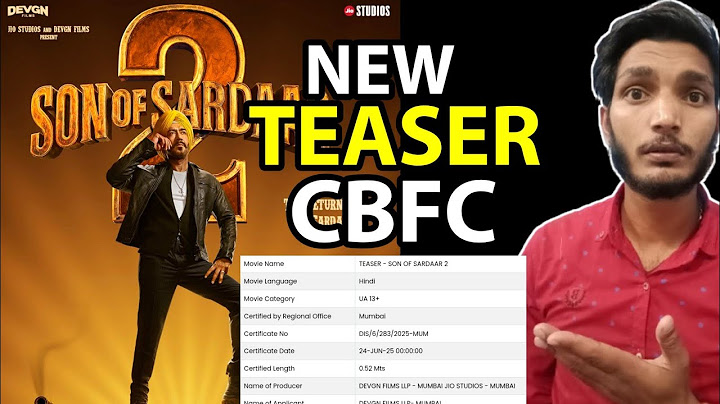 Son Of Sardar 2 New Teaser CBFC Update | Son Of Sardar 2 Teaser |Son Of Sardar 2 Teaser Release Date