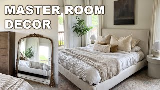 MASTER ROOM DECOR | affordable, scandinavian style bedroom