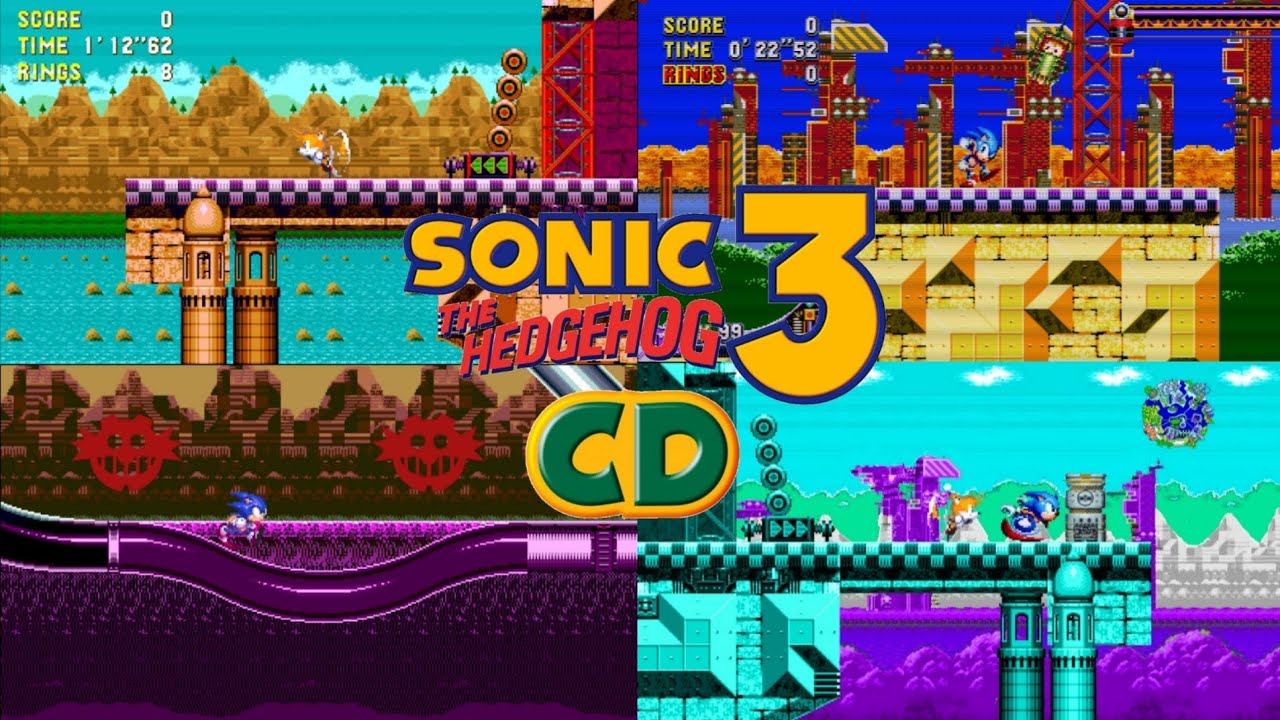 Sonic 3 CD: Launch Base Zone (Past Present & Futures) (By MTBV) - YouTube