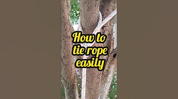 how to tie rope easily#tutorial#knotrope