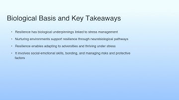 Short Summary | Lecture 38 : Resilience