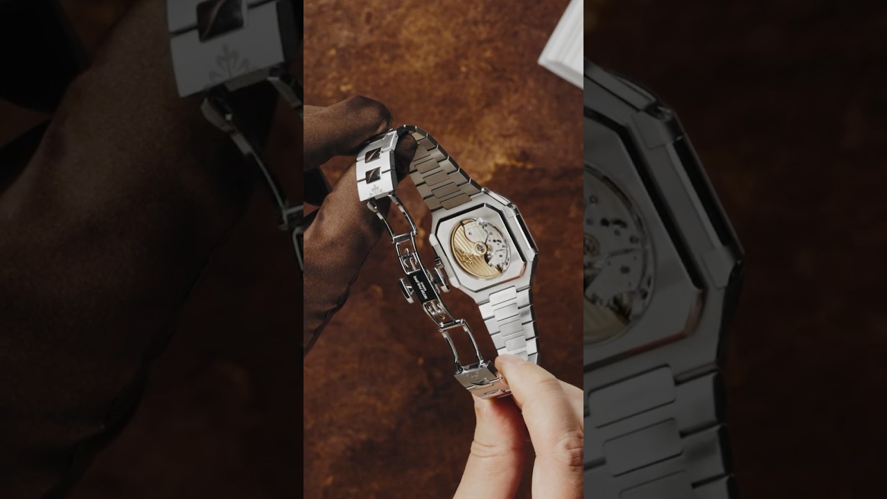 Золотой ротор, рассказывающий историю | Patek Philippe Cubitus 5821/1A