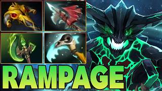 Rampage + 27 Kills Outworld Destroyer !! Outworld Destroyer Dota 2 Mid Lane OD Gameplay 7.41