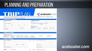 Planning and preparation