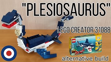 LEGO Creator 31088 Alternative build tutorial PLESIOSAURUS、レゴクリエイター31088をプレシオサウルスに組み替え