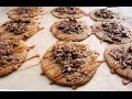 Pecan Pie Cookies with Caramel Drizzle