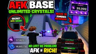 OP AFK BASE IN SURVIVE ZOMBIE ARENA (roblox) 1000+ shards in minutes