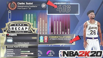 *NEW* NBA 2K20 UNLIMITED BADGE & UPGRADE POINTS GLITCH!