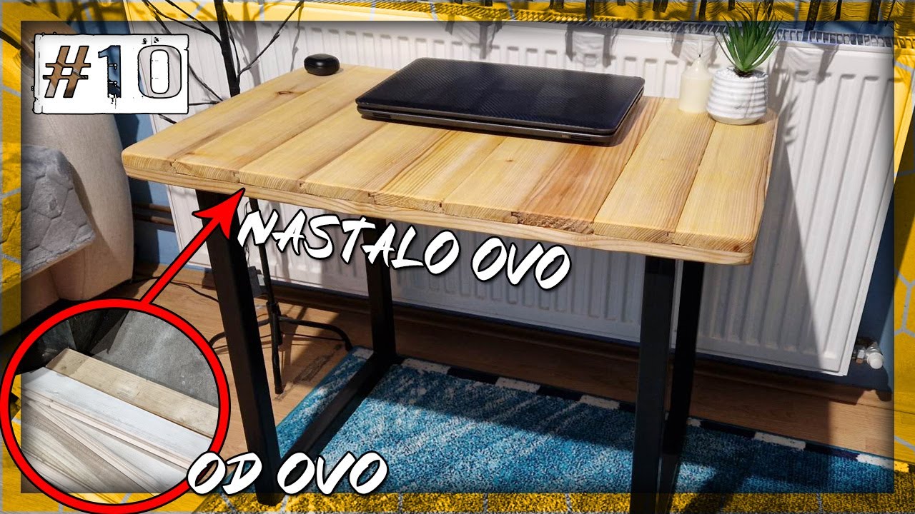 PRAVLJENJE STOLA OD BRODSKOG PODA [ HOW TO MAKE A TABLE ] Radionica #10 ...