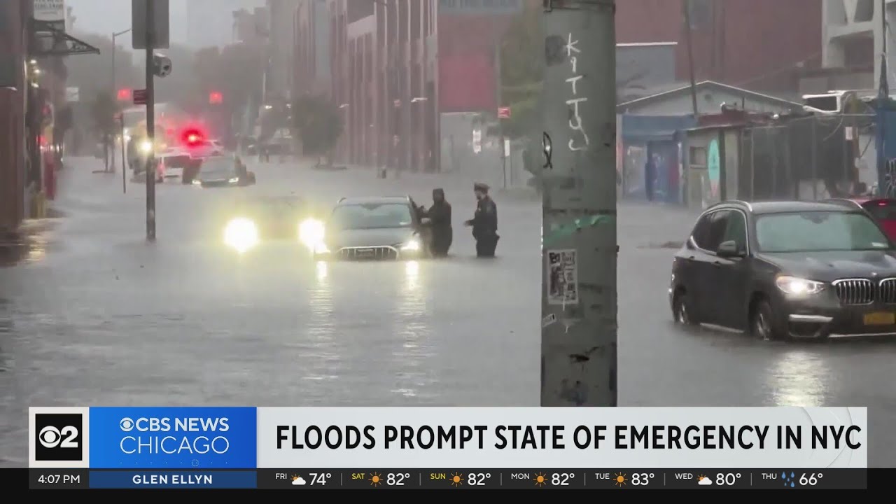 Floods prompt state of emergency in New York City