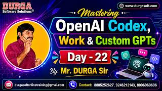 إتقان OpenAI Codex، والعمل على دروس GPTs المخصصة || تقديم السيد DURGA في 31-07-2026 الساعة 7 مساء... screenshot 4