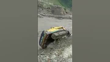 crash of excavator #fyp #crash #excavator #water #kids #kidssongs #fypp #shorts #views #japan