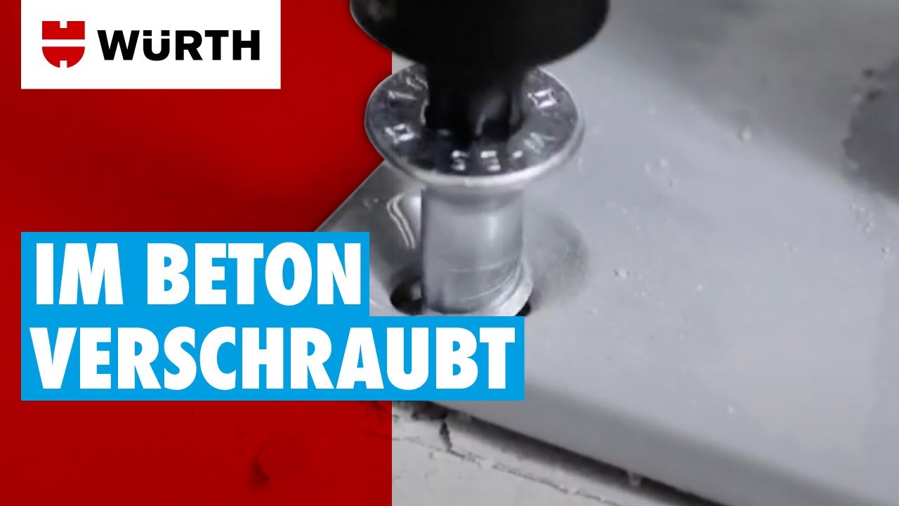Was du über die Würth Betonschraube W-BS wissen solltest