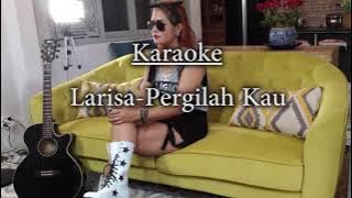 Larisa_ pergilah kau karaoke (original audio)