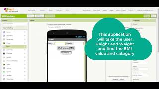 SUPER EASY!!! BMI Calculator App - App Inventor screenshot 3
