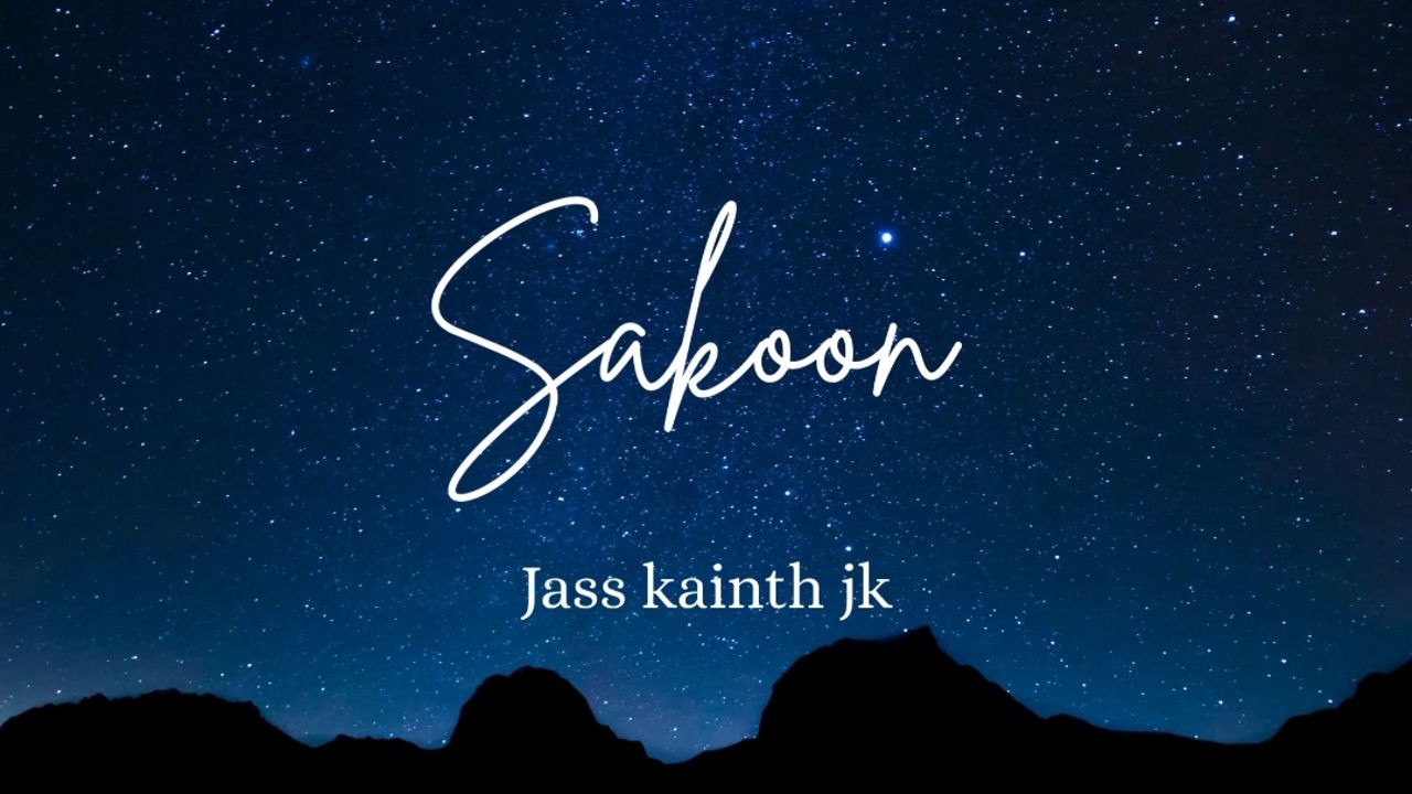 Sakoon | jass kainth jk | official visualiser | valentines Day special song | New romantic song 