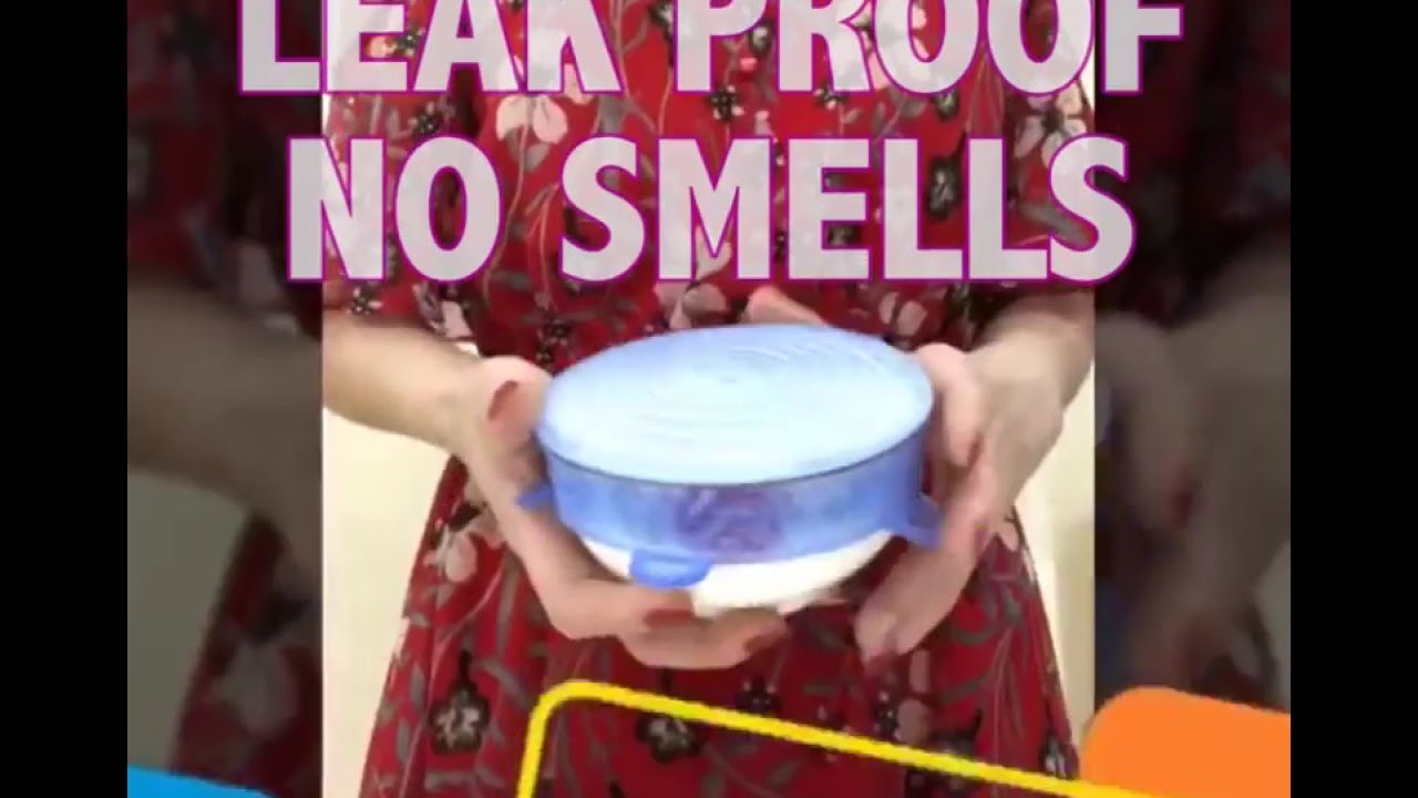 THE AMAZING SILICONE STRETCH LIDS