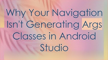 Why Your Navigation Isn