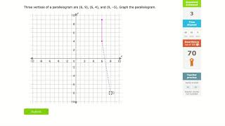 IXL | Graph triangles and quadrilaterals | 8th grade math