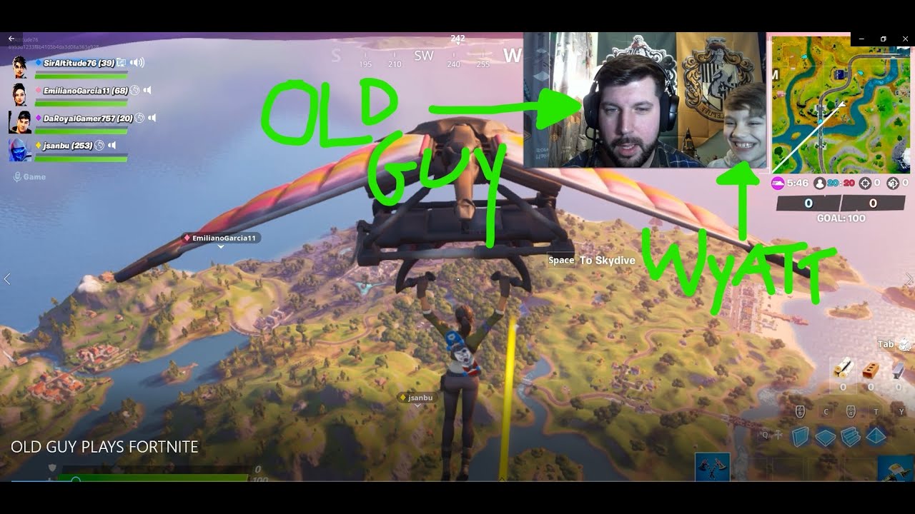 OLD GUY PLAYS FORTNITE