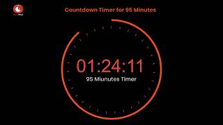 95 Minute Timer | 1 Hour 35 Minute Timer | PomoTimer