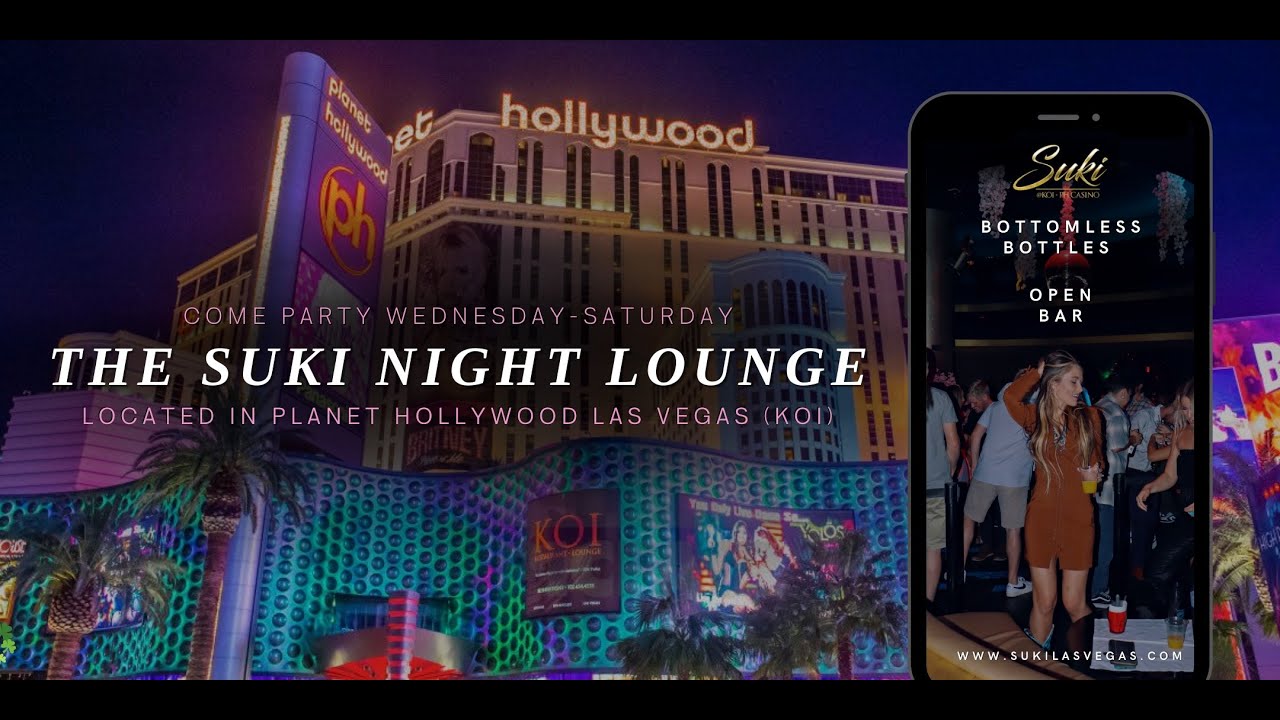 Open Bar & Bottomless Bottle Options in new Lounge in Las Vegas