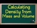 Density Calculation Quiz