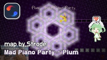 [ADOFAI custom][클리어 영상]Mad Piano Party - Plum(map by Strode)