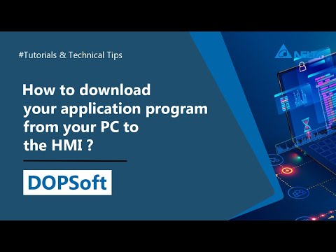 DOPSoft - How to download program to the HMI