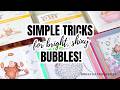How to colour BUBBLES! With Ohuhu markers - #cardmaking #cards #ohuhu #ohuhumarkers