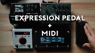 Using an Expression Pedal together with MIDI - Morningstar MIDI Controller