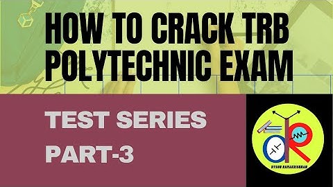 How to crack TRB Polytechnic Exam|DIGITAL ELECTRONICS | 10 MCQ | TEST SERIES-3