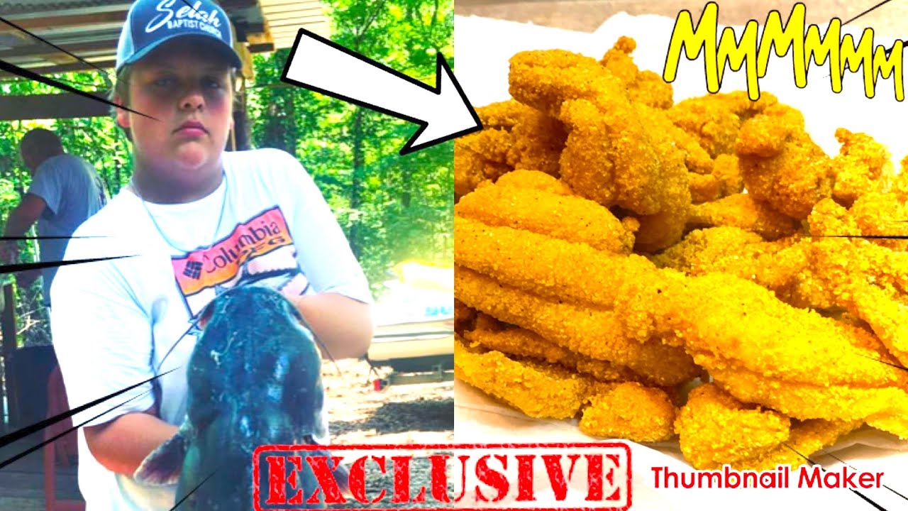 CATFISHING in the RIVER!!! (Catch clean cook) YouTube