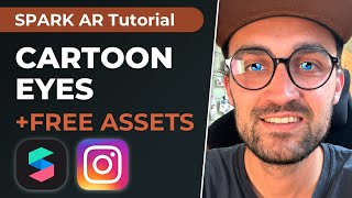 Cartoon Eyes - Spark AR Studio Tutorial | Create an Instagram filter with Doll or Anime Eyes